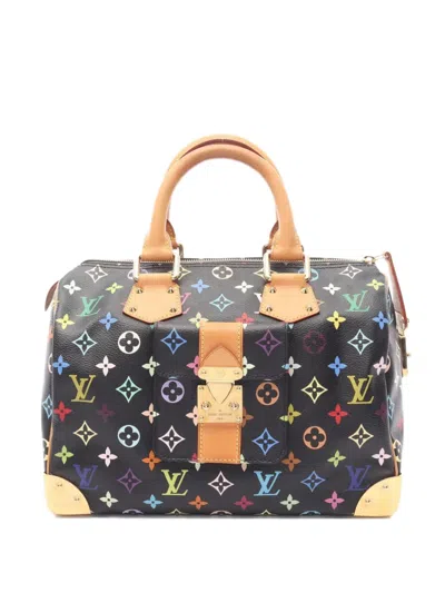 Pre-owned Louis Vuitton X Takashi Murakami 2014 Speedy Handbag In Black
