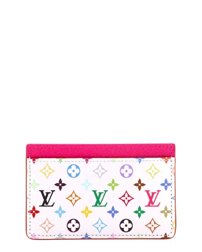 Louis Vuitton X Takashi Murakami Card Holder Monogram Multicolor With  (authentic Pre-loved)