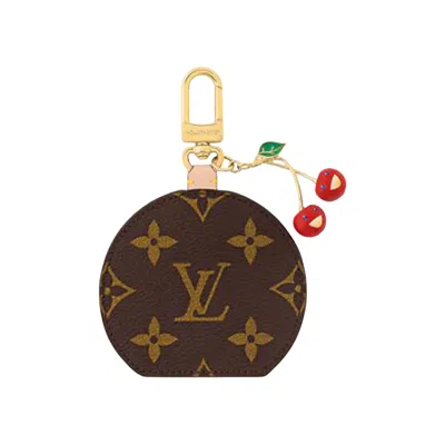 Pre-owned Louis Vuitton X Takashi Murakami Cerise Lv Mini Mirror Bag Charm 'brown Monogram Canvas' | Women's S