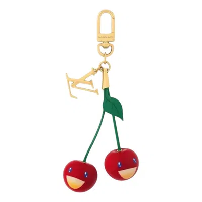 Louis Vuitton X Takashi Murakami Cherry Bag Charm 'gold-tone Metal' In Multi