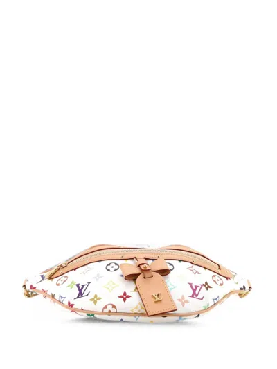 Pre-owned Louis Vuitton X Takashi Murakami High Rise Bum Bag Monogram Multicolor Belt Bag In ホワイト