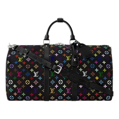 Louis Vuitton X Takashi Murakami Keepall Bandouliere 50 'black Multicolored'