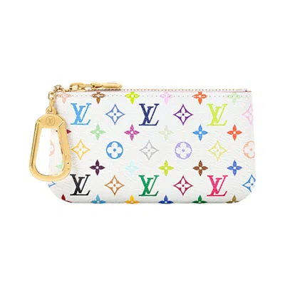 Pre-owned Louis Vuitton X Takashi Murakami Key Pouch 'multicolor/white Monogram Canvas' | Women's Size Onesize