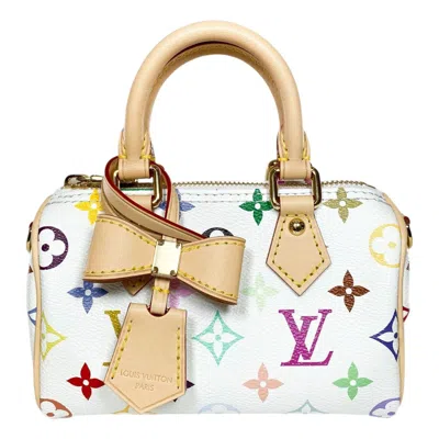 Louis Vuitton X Takashi Murakami Nano 'speedy White Multicolored'