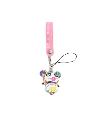 Pre-owned Louis Vuitton X Takashi Murakami Panda Bag Charm In Multicolour