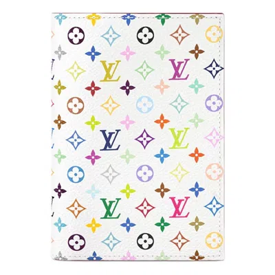Louis Vuitton X Takashi Murakami Passport Cover 'white Multicolored'