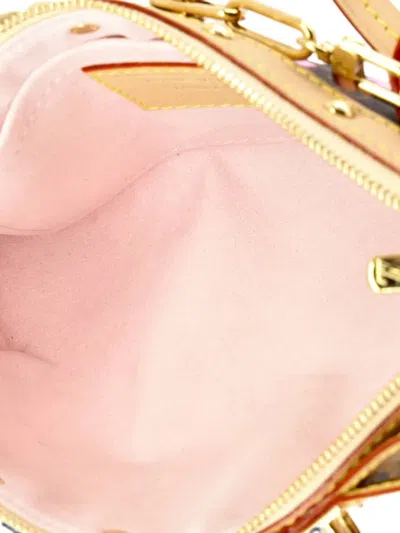 Pre-owned Louis Vuitton X Takashi Murakami Pochette Accessoires Nm Limited Edition Cherry Blossom Monogram Shoulder Bag In Brown