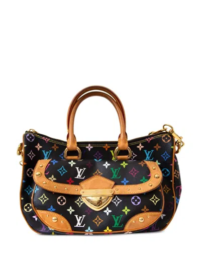 Pre-owned Louis Vuitton X Takashi Murakami Rita Two-way Handbag In Black