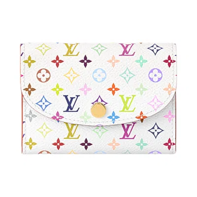 Pre-owned Louis Vuitton X Takashi Murakami Rosalie Coin Purse 'multicolor/white Monogram Canvas' | Women's Siz