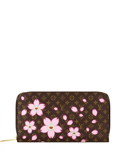 Pre-owned Louis Vuitton X Takashi Murakami "sakura Brown" Wallet