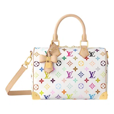 Louis Vuitton X Takashi Murakami Speedy Bandouliere 25 'white Multicolored'