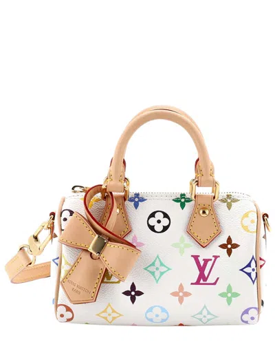 Pre-owned Louis Vuitton X Takashi Murakami Speedy Bandouliere Nm Bag Monogram Multicolor  Nano (authentic Pre-