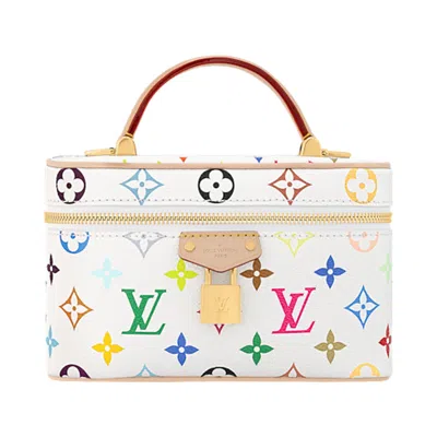 Pre-owned Louis Vuitton X Takashi Murakami Vanity Chain Pouch 'multicolor/white Monogram Canvas' | Women's Siz
