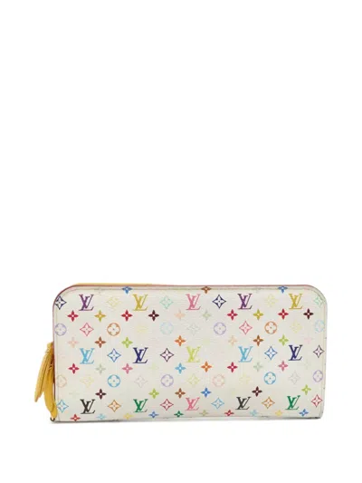 Pre-owned Louis Vuitton X Takashi Murakami Wallet In White