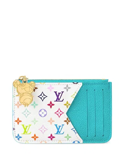 Pre-owned Louis Vuitton X Tm Romy Kartenetui In Blau