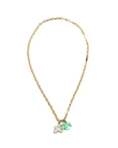 Louis Vuitton X Tyler The Creator Blooming Necklace In Gold