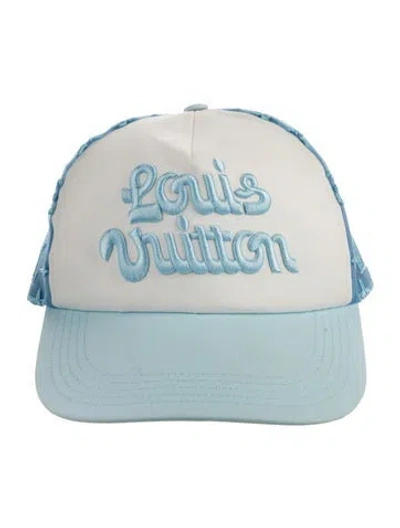 Pre-owned Louis Vuitton X Tyler The Creator Embroider-embellished Mesh Signature Cap In Multi