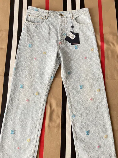 Pre-owned Louis Vuitton X Tyler The Creator Jeans In Blue
