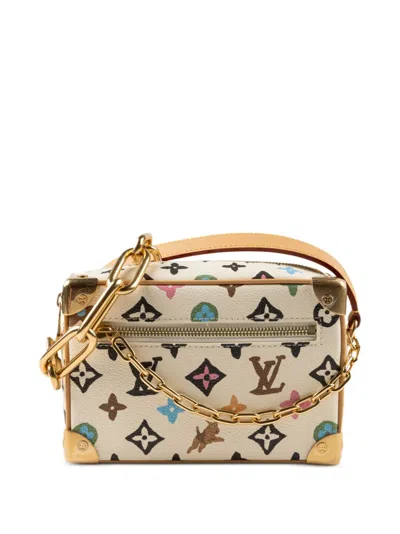 Pre-owned Louis Vuitton X Tyler The Creator Mini Soft Trunk Bag In Neutrals