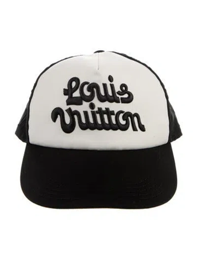 Pre-owned Louis Vuitton X Tyler, The Creator Signature Baseball Cap In Black