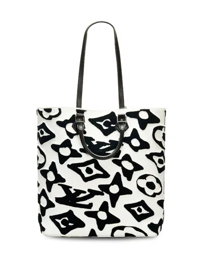 Pre-owned Louis Vuitton X Urs Fischer 2021  Cabas Tufted Tote Bag In White