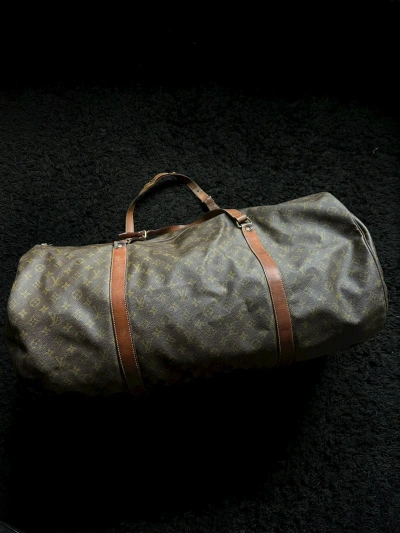 Pre-owned Louis Vuitton X Vintage Louis Vuitton Vintage Travel Bag In Brown