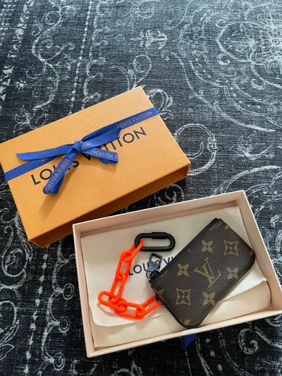Pre-owned Louis Vuitton X Virgil Abloh Cles Monogram Solar Ray Key In Brown
