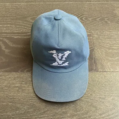 Pre-owned Louis Vuitton X Virgil Abloh Fw20 Clouds Hat In Blue