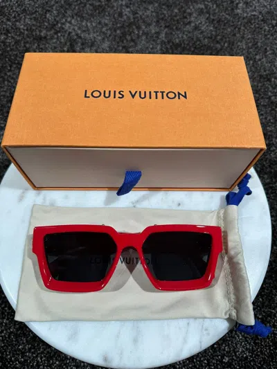 Pre-owned Louis Vuitton X Virgil Abloh Red 1.1 Millionaires Sunglasses