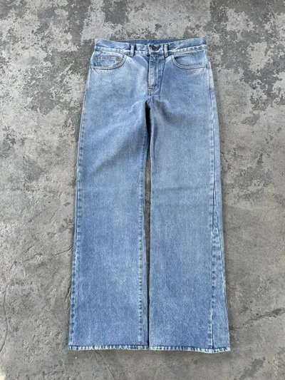 Pre-owned Louis Vuitton X Virgil Abloh Staple Flare Insert Denim In Blue
