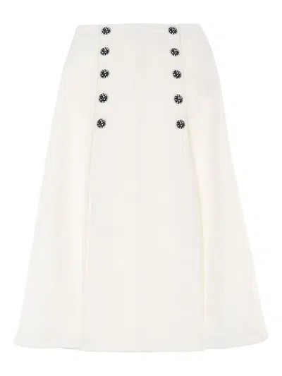Pre-owned Louis Vuitton X Yayoi Kusama 2010s Pleat-detail Midi Skirt