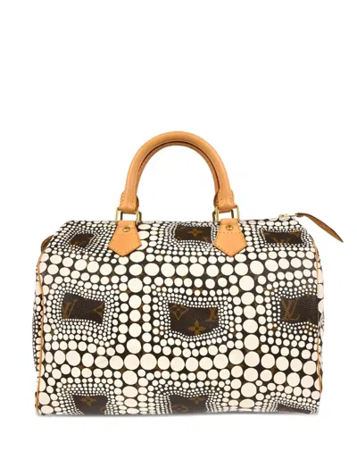 Pre-owned Louis Vuitton X Yayoi Kusama 2012 Town Speedy 30 Handbag