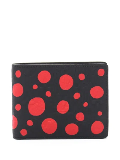 Pre-owned Louis Vuitton X Yayoi Kusama 2021 Infinity Dot Wallet In 黑色