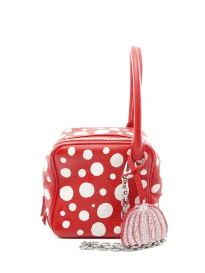 Pre-owned Louis Vuitton X Yayoi Kusama 2021 Monogram Handbag In Red
