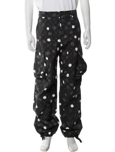 Pre-owned Louis Vuitton X Yayoi Kusama 2023 Cargo Pants In Blue