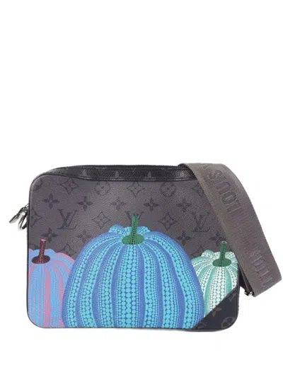 Pre-owned Louis Vuitton X Yayoi Kusama 2023 Eclipse Shoulder Bag In Black