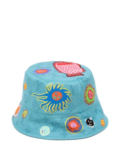 Pre-owned Louis Vuitton X Yayoi Kusama Bucket Hat