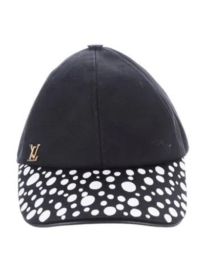 Pre-owned Louis Vuitton X Yayoi Kusama Infinity Dots Baseball Cap In Black