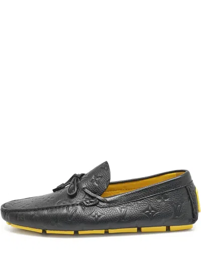 Pre-owned Louis Vuitton X Yayoi Kusama Leather Loafers