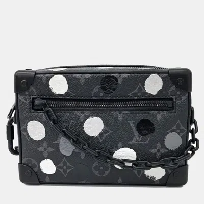 Pre-owned Louis Vuitton X Yayoi Kusama Soft Trunk Bag In Black