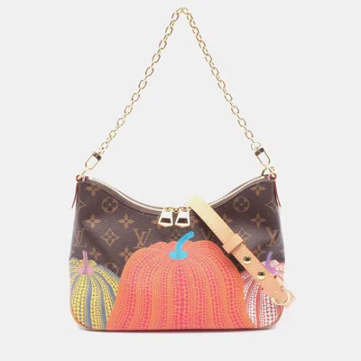 Pre-owned Louis Vuitton X Yk Boulogne Nm Hand Chain Shoulder Crossbody Bag Monogram In Brown
