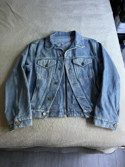 Pre-owned Louis Vuitton Xix Denim Jacket In Blue