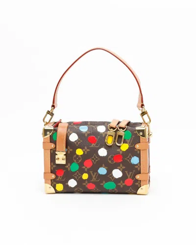 Pre-owned Louis Vuitton Yayoi Kusama 2023 Monogram 3d Dots Side Trunk Bag