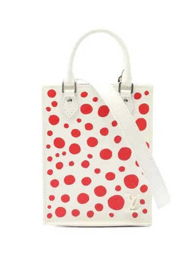 Pre-owned Louis Vuitton × Yayoi Kusama Petite Sac Two-way Tote Bag In White