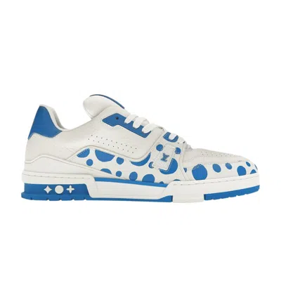 Pre-owned Louis Vuitton Yayoi Kusama X  Trainer 'white Blue Infinity Dots'