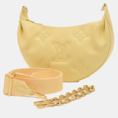 Pre-owned Louis Vuitton Yellow Bubblegram Over The Moon Shoulder Bag