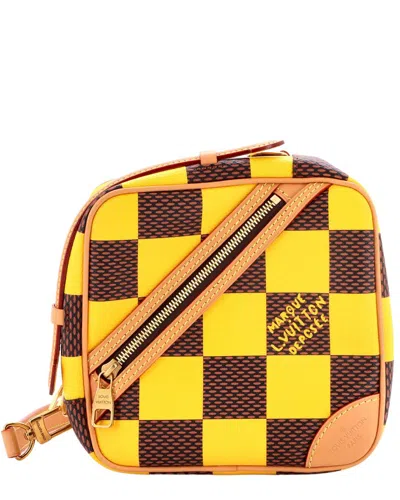 Louis Vuitton Yellow Damier Pop Chess (authentic Pre-loved)