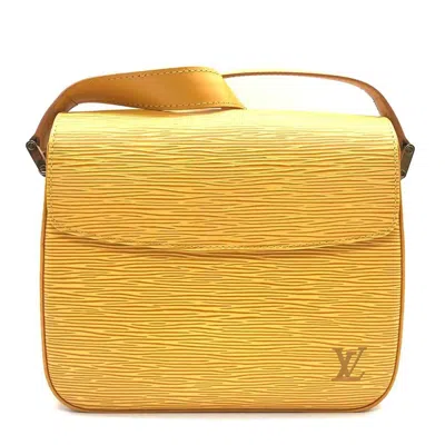 Pre-owned Louis Vuitton Yellow Epi Leather Shoulder Bag ()