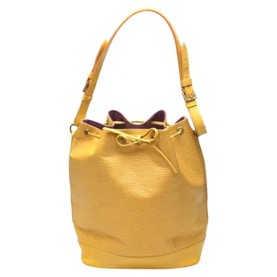 Pre-owned Louis Vuitton Yellow Epi Leather Shoulder Bag ()