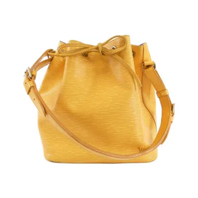Pre-owned Louis Vuitton Yellow Epi Leather Shoulder Bag ()